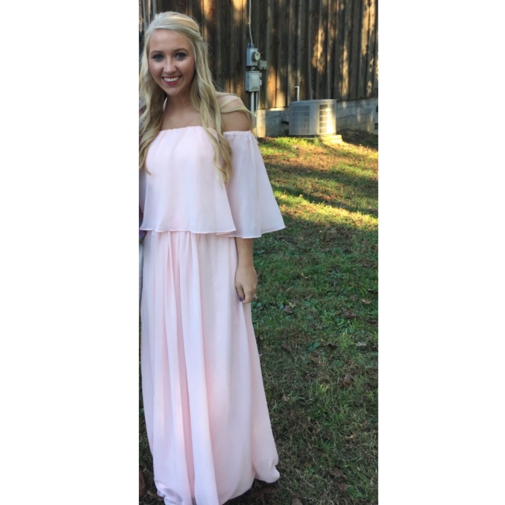 Blush Pink Formal/ Prom/ Bridesmaids Dress